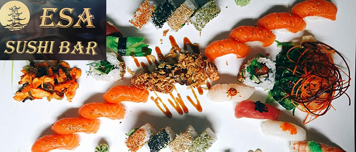 Esa Sushi & Wok - Gratis dricka till maten!