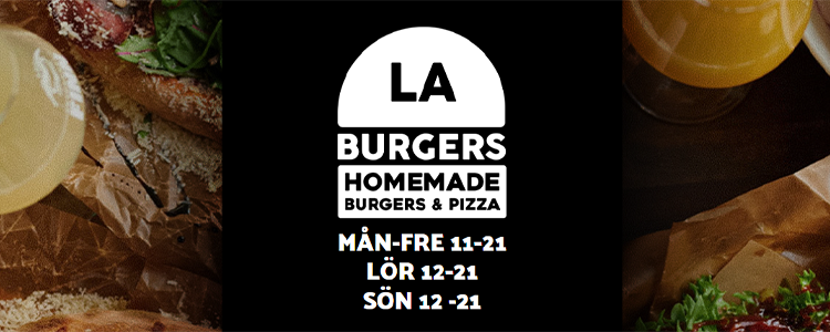 LA Burgers - 10 % rabatt p&aring; maten