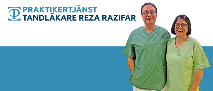 Tandl&auml;kare Reza Razifar - 15 % rabatt p&aring; unders&ouml;kning 